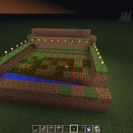 Almost all semi-auto or automatic farms feature hoppers (Image via Mojang)